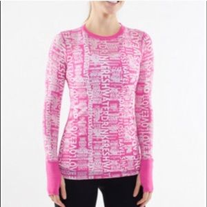 lululemon Manifesto LS - Paris Pink